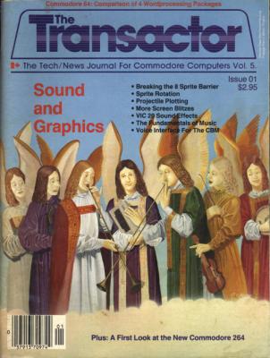 [Cover Page of The Transactor Volume 5, Issue 1: Sound and Graphics]