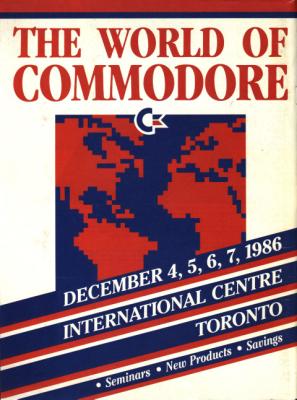 [Advertisement: The World of Commodore, December 4-7, 1986, International Centre, Toronto]