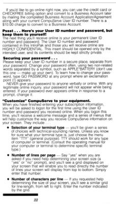[CompuServe IntroPak page 22/44 
Start Getting the Most from Your Computer Now, It's Easy! (5/6)]