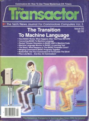 [Cover Page of The Transactor Volume 5, Issue 2: The Transition To Machine Language]