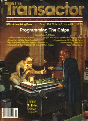 [Cover Page of The Transactor Volume 7, Issue 3: Programming The Chips]