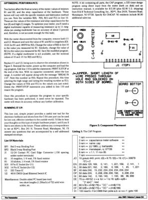 [The Commodore 64 Capacitance Meter (3/4)]