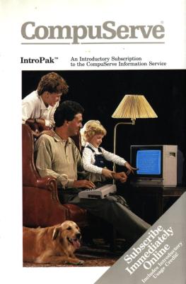 [CompuServe IntroPak front cover (1/2)]